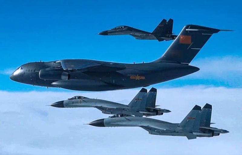 대만 인근 비행 중인 중국 전투기.연합뉴스