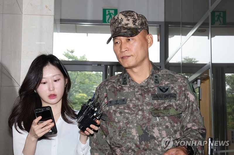 '이종섭 측근' 박진희 전 군사보좌관, 해병특검 출석 (출처=연합뉴스)