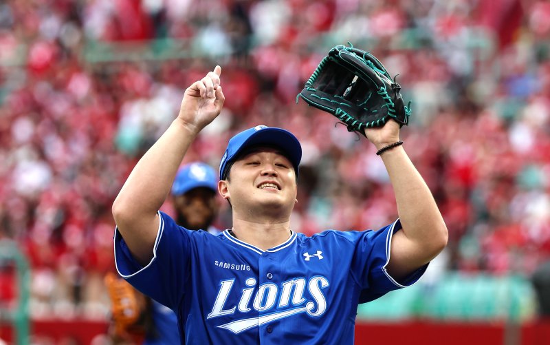 삼성 대박 조짐 "이 맛에 돈 쓰지"... 최원태, 가을야구 1선발 역할 톡톡!