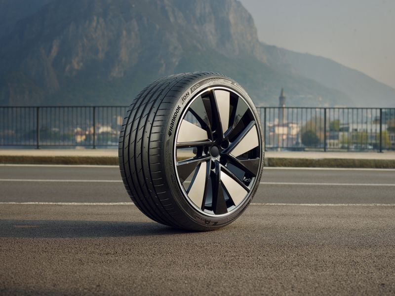 한국타이어의 아이온 에보 디자인. 사진=한국타이어앤테크놀로지 제공