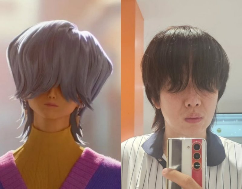 헤어 바꿔봄 장성규, '케데헌' 사자보이즈 변신…같은 머리 다른 느낌