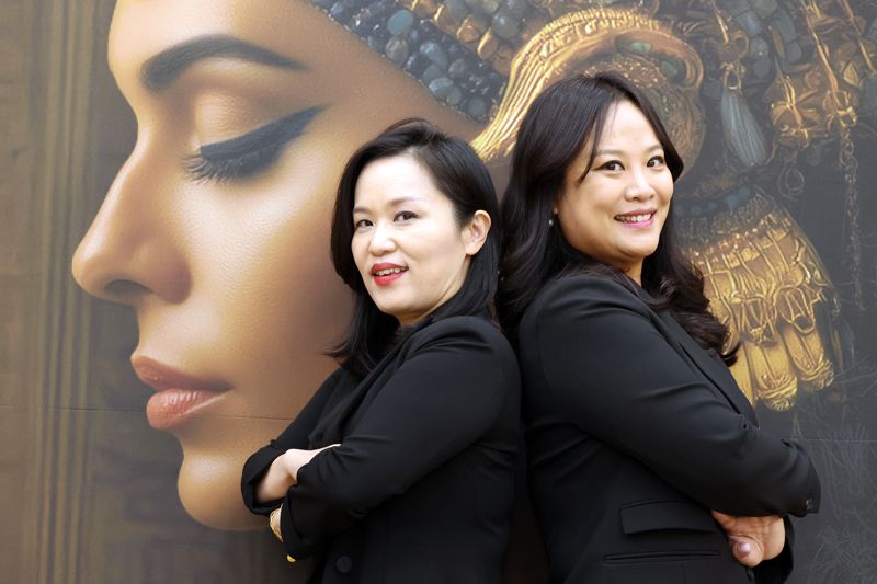 오페라 아이다 여주인공 임세경, 조선형. 사진=서동일 기자