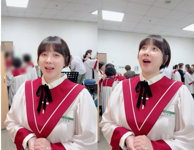 서인영이 성가대를? 알고보니 크리스천…홀리한 근황 [N샷]