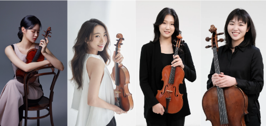 12월18일 서울 서초동 페리지홀에서 열리는 2025 평창대관령음악제 대관령아카데미 ‘영 아티스트 콘서트’ 무대에 오르는 마레 콰르텟. 강원문화재단 제공