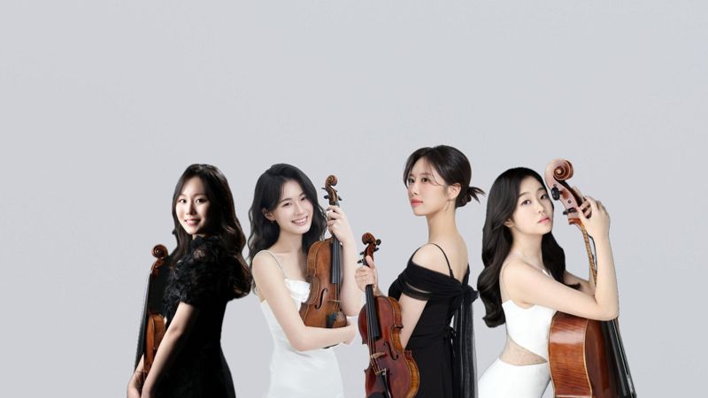 12월1일 서울 서초동 페리지홀에서 열리는 2025 평창대관령음악제 대관령아카데미 ‘영 아티스트 콘서트’ 무대에 오르는 콰르텟 레아. 강원문화재단 제공