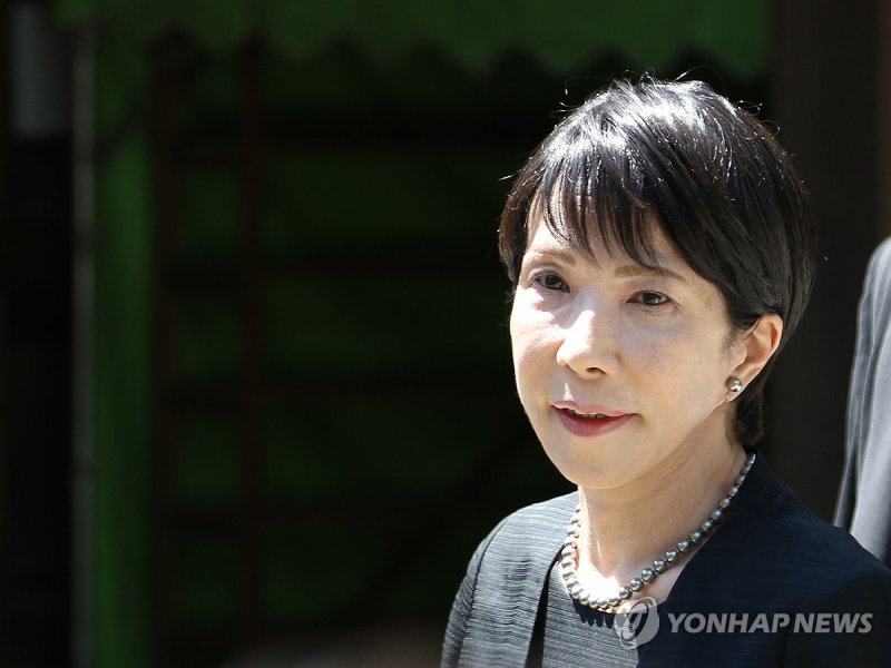 지난 8월 야스쿠니신사 참배한 다카이치 사나에 일본 총리 (출처=연합뉴스)