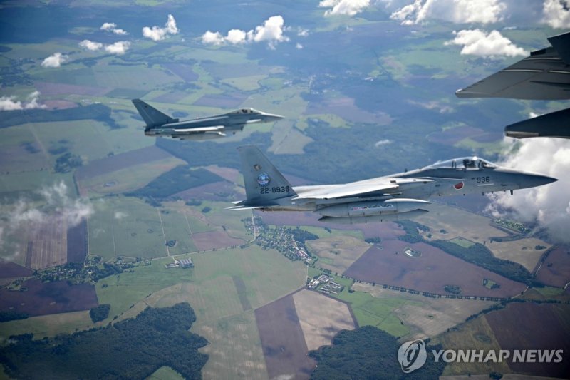 일본 자위대 F-15 전투기. 출처=연합뉴스