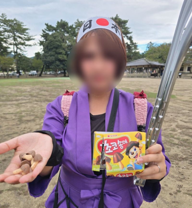 "사슴 학대하는 한국인 용서 못 해"..초코송이 의혹 제기 日 시의원 아내, 되려 역풍