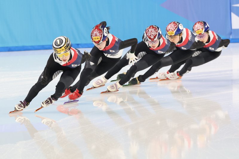 대한민국 쇼트트랙 대표팀/뉴스1 ⓒ News1 이승배 기자