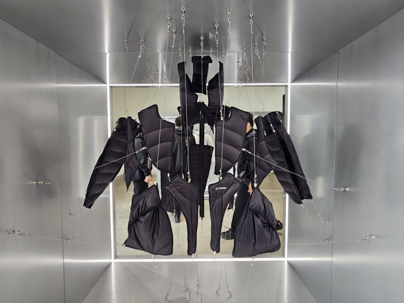 헬리녹스 웨어 론칭 팝업스토어.ⓒ 뉴스1/김진희 기자.