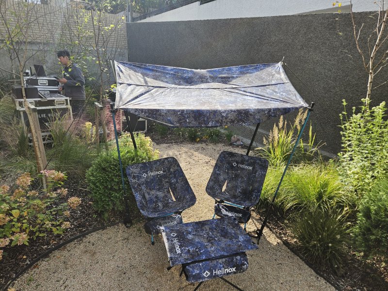 헬리녹스 웨어 론칭 팝업스토어.ⓒ 뉴스1/김진희 기자.