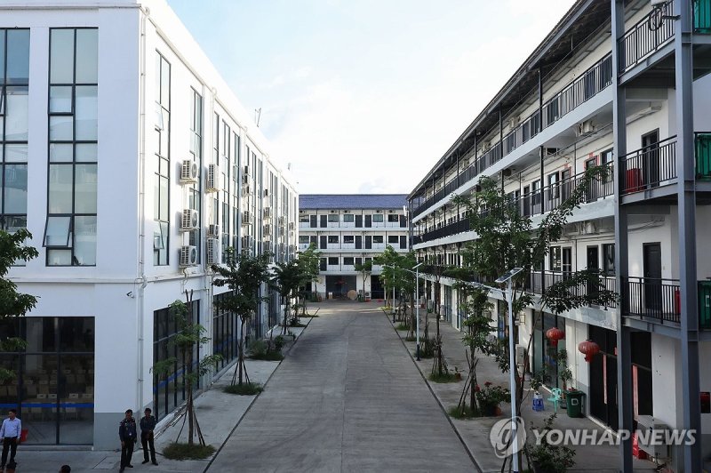 캄보디아 범죄단지 '태자단지' 모습 (출처=연합뉴스)