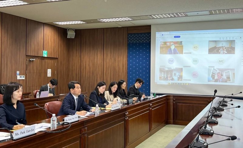 한미는 22일 화상회의를 통해 '한-미 상용방문 및 비자 워킹그룹' 2차 협의를 진행했다. 2025.10.22. (외교부 제공) ⓒ News1 류정민 특파원