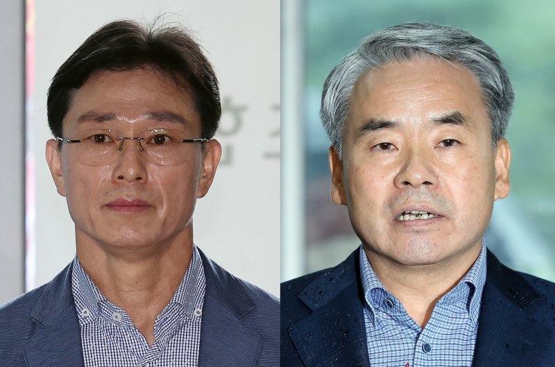 임성근 전 해병대1사단장(왼쪽)과 이종섭 전 국방부 장관. 2025.10.23./ⓒ 뉴스1