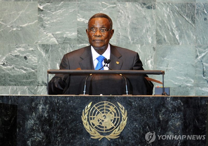 생전의 존 아타밀스 전 가나 대통령 (출처=연합뉴스)