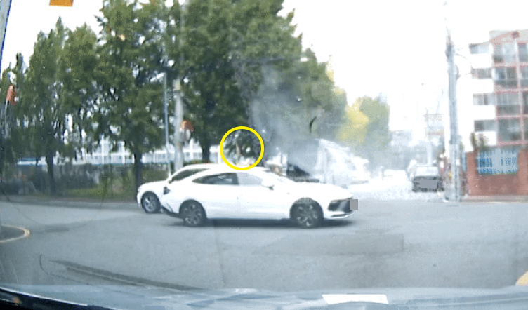 도로 한복판서 새 차 고사 지낸 여성, 달리는 택시에... 황당 실화