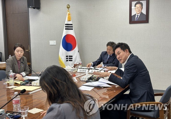 LA 총영사관 국감에서 질의하는 김태호 의원 (출처=연합뉴스)