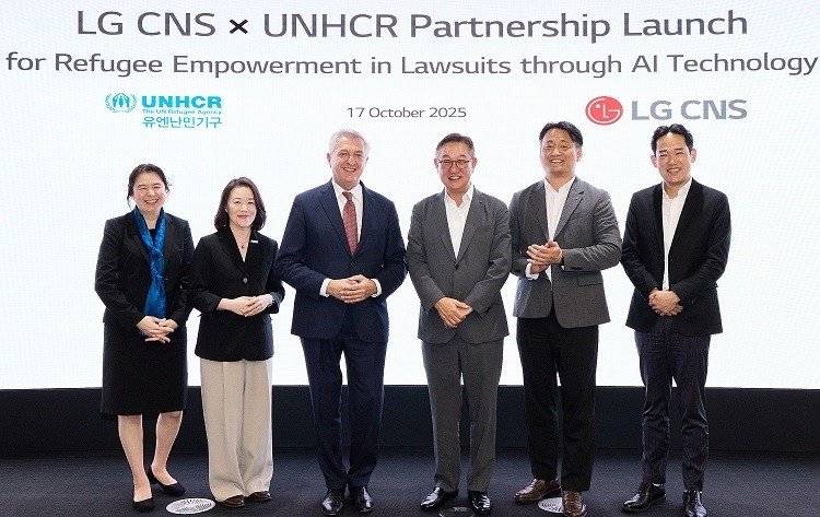 LG CNS, 유엔난민기구에 AI 법률지원 서비스 기부 (출처=연합뉴스)