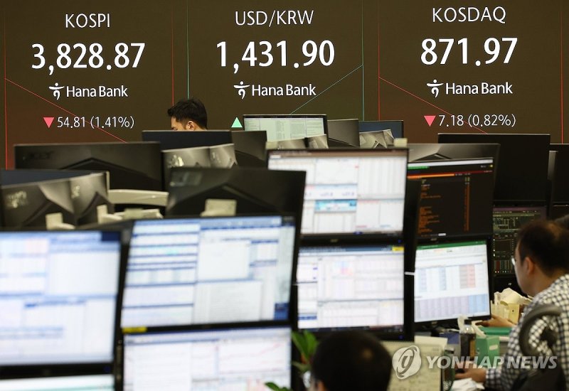 코스피·코스닥 동반 하락 개장 (출처=연합뉴스)