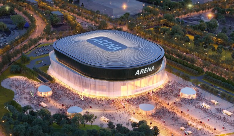 [수원=뉴시스] K-컬처밸리 아레나 조감도. (사진=경기도 제공) 2025.10.23. photo@newsis.com *재판매 및 DB 금지