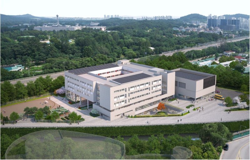 [서울=뉴시스] 장애학생과 지역주민 위한 복합시설 본격화... 동진학교 기공식. 2025.10.23. (자료=중랑구 제공) *재판매 및 DB 금지