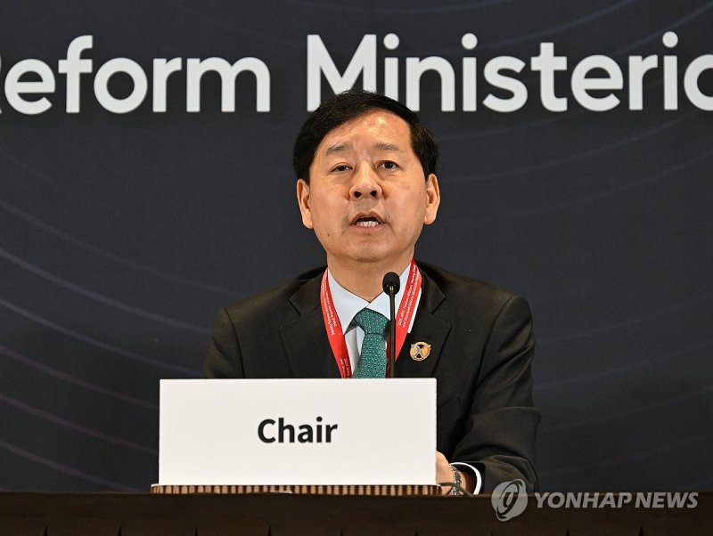 구윤철 부총리, APEC 재무·구조개혁장관회의 합동 기자회견 (출처=연합뉴스)
