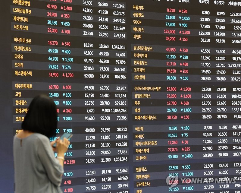 서울 여의도 여의도 KRX한국거래소 홍보관 (출처=연합뉴스)