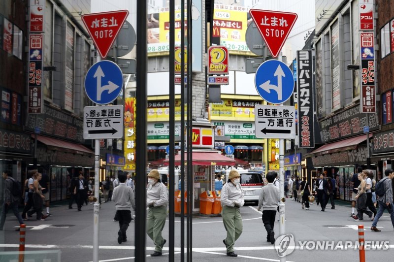 일본 도쿄 신주쿠 거리 (출처=연합뉴스)
