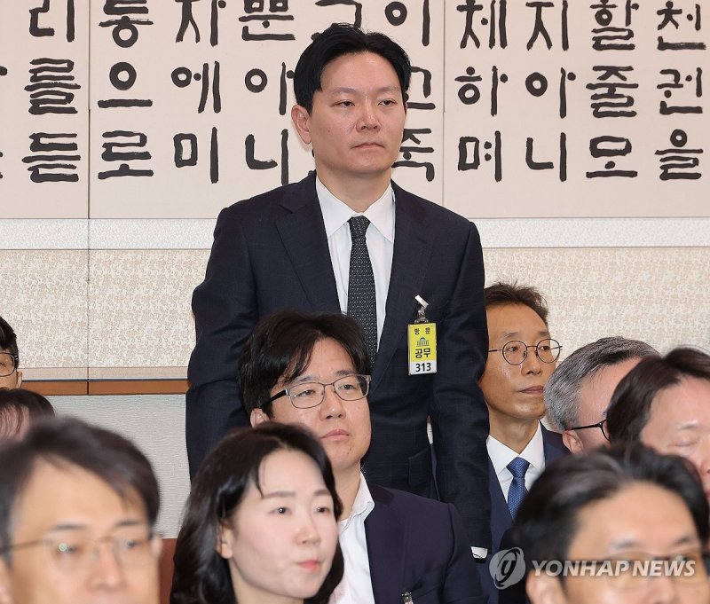 법사위 국정감사 출석한 박상용 법무연수원 교수 (출처=연합뉴스)