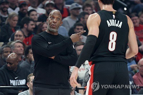 챈시 빌럽스 포틀랜드 트레일블레이저스 감독. 연합뉴스