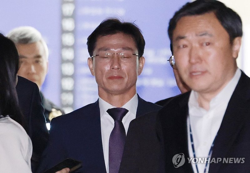 임성근 전 해병대 1사단장 영장심사 종료 (출처=연합뉴스)