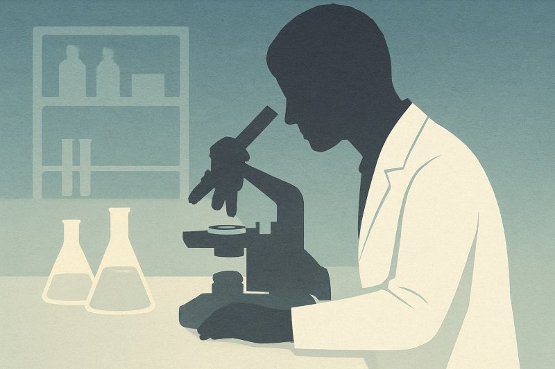 바른 과학기술사회 실현을 위한 국민연합(과실연)은 과학의 날인 21일 성명서를 내고 한국 과학기술계 개혁을 위한 4가지 과제를 제시했다. 사진은 인공지능(AI) 챗봇 챗GPT가 그린 과학실험을 진행 중인 연구자의 모습. (사진=챗GPT) *재판매 및 DB 금지
