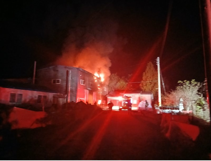 화재현장(인천소방본부 제공.재판매 및 DB금지)