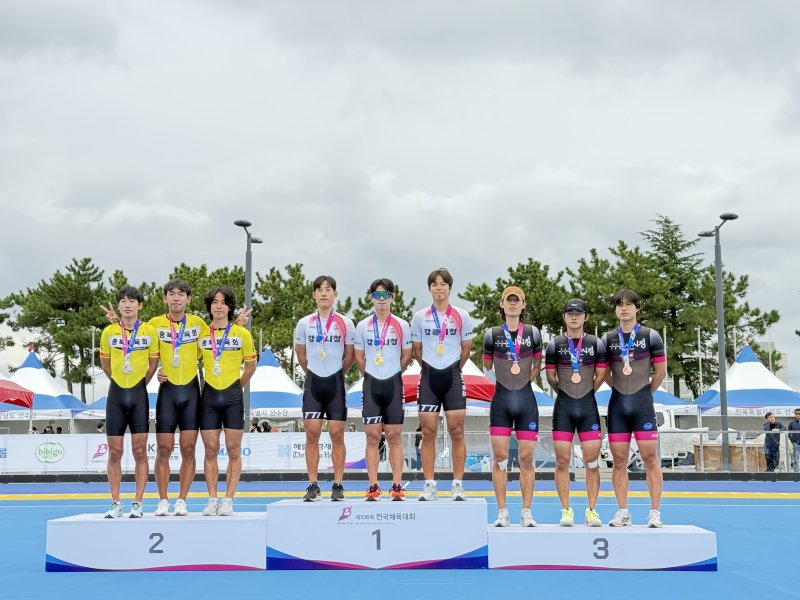 제106회 전국체육대회에 출전한 논산시청 대표팀이 총 7개의 메달을 획득했다. (논산시 제공.재판매 및 DB금지)/뉴스1