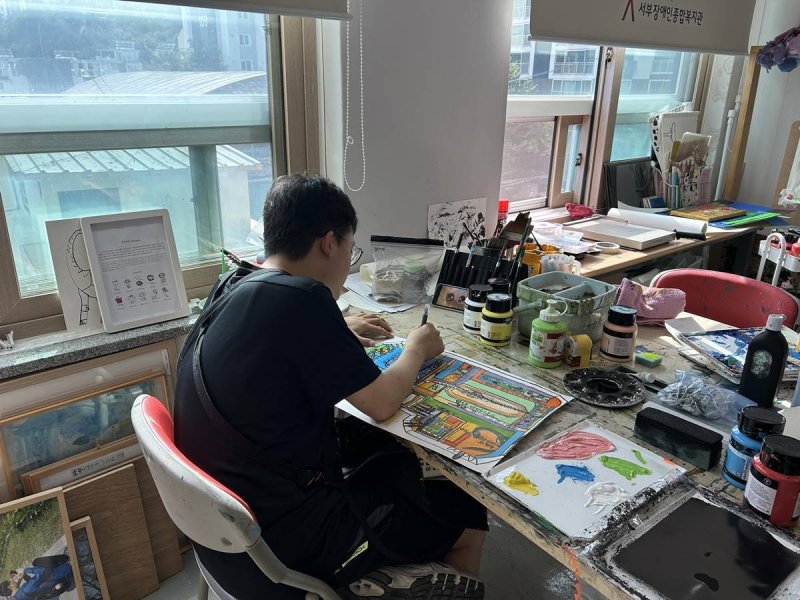 [서울=뉴시스] 은평구, 장애인일자리 문화예술로 취업 성과…보건복지부장관상 최우수상. 2025.10.24. (사진=은평구 제공) *재판매 및 DB 금지