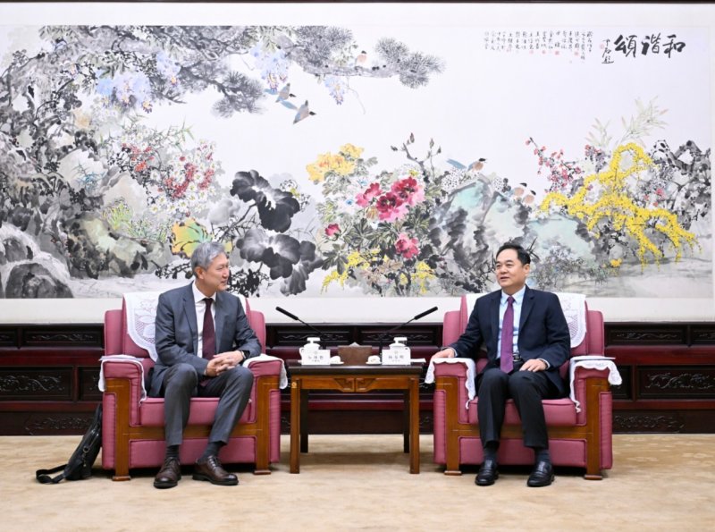 [베이징=뉴시스] 중국인민대외우호협회는 23일 소셜미디어(SNS) 위챗 계정을 통해 노재헌 주중국대사가 전날 협회에서 양완밍 회장과 회견했다고 밝혔다.(사진=중국인민대외우호협회 위챗 갈무리) 2025.10.24 photo@newsis.com