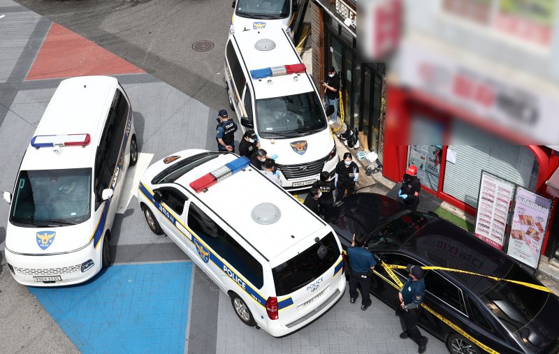 흉기난동 사건이 발생한 서울 관악구 조원동의 피자 가맹점 매장. 2025.9.3/뉴스1 ⓒ News1 김민지 기자