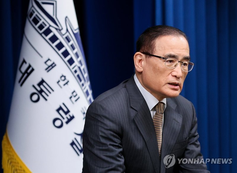 위성락 안보실장, 대통령 아세안 순방 및 APEC 일정 관련 브리핑 (출처=연합뉴스)