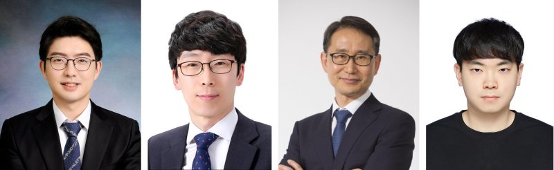 (왼쪽부터) 안윤호 숭실대 교수, 정재현 교수, 이재우 KAIST 교수, 이재철 숭실대 석사과정 학생.(숭실대 제공)