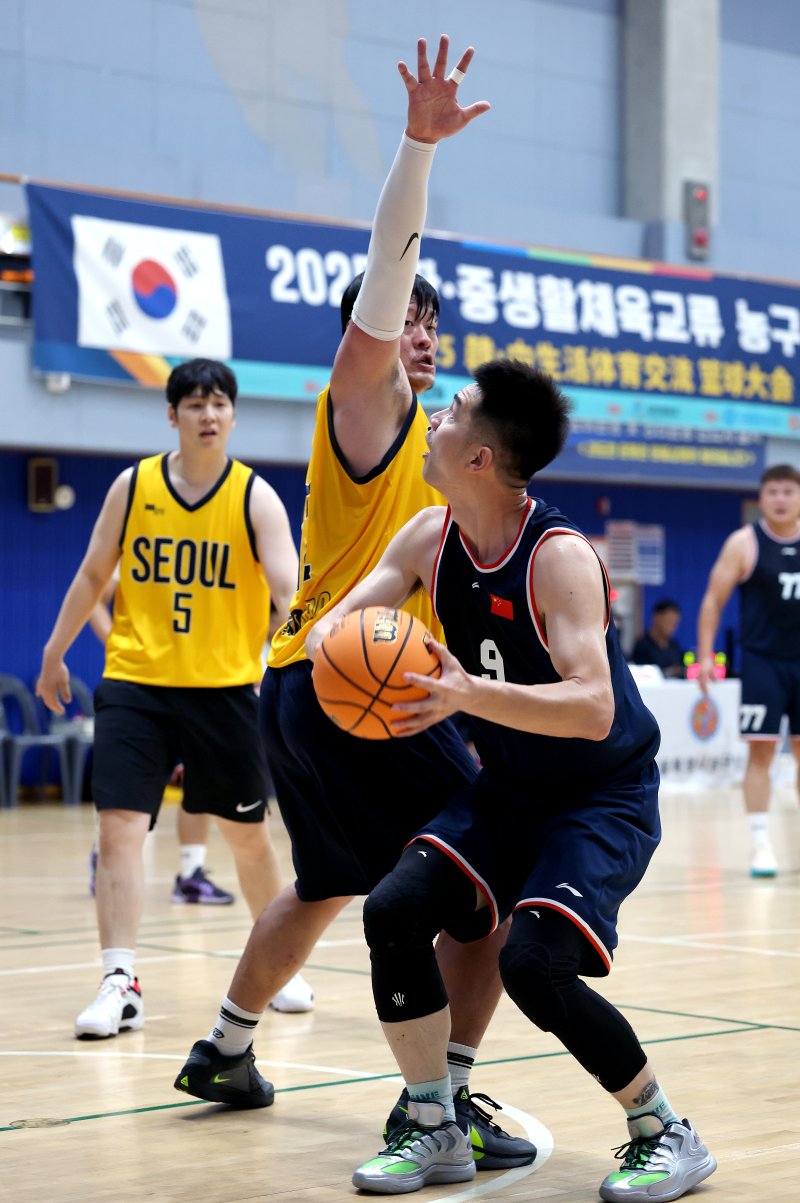지난해 한중생활체육교류 농구 경기. (사진=대한체육회 제공). 2025.10.24. *재판매 및 DB 금지