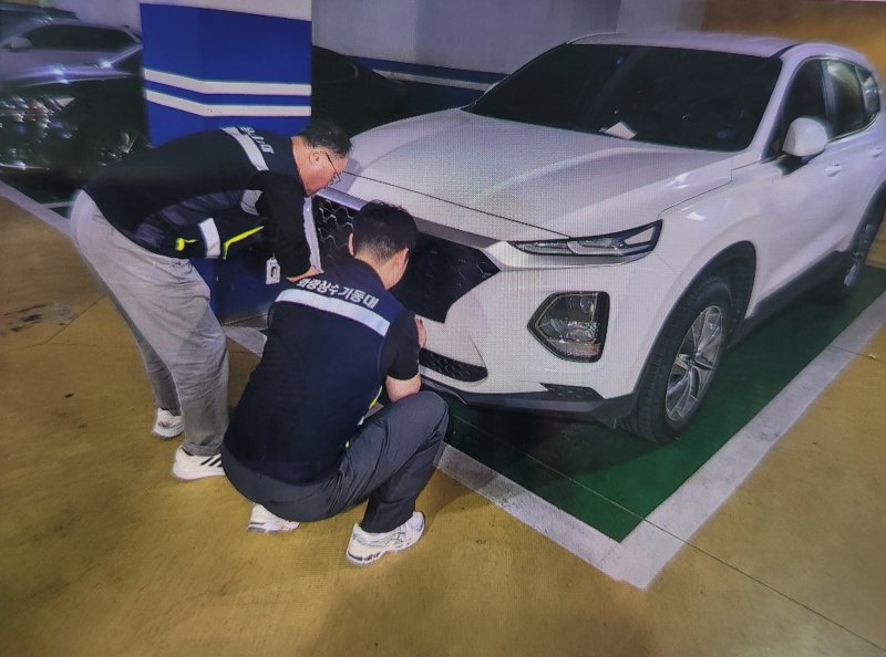 체납차량 번호판 영치.(진천군 제공. 재판매 및 DB금지)/뉴스1