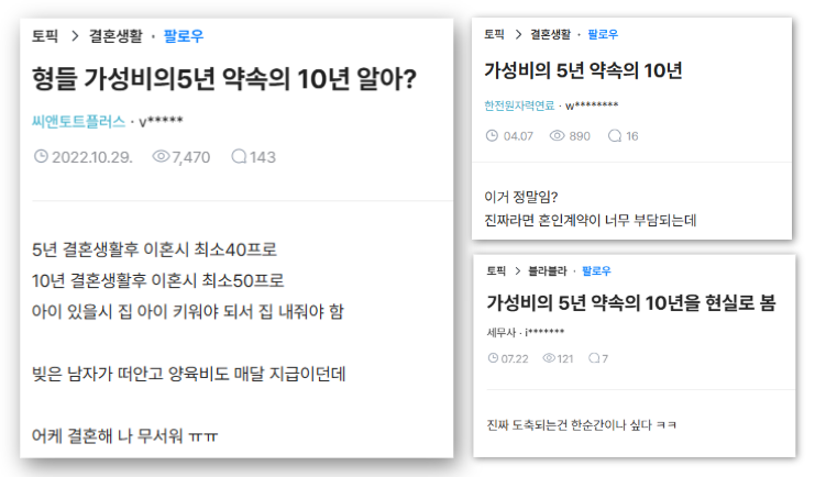 "5년은 30%, 10년은 절반 떼인다"... 재산분할 무서워 결혼 못하겠다는 사람들 [주말의 디깅]