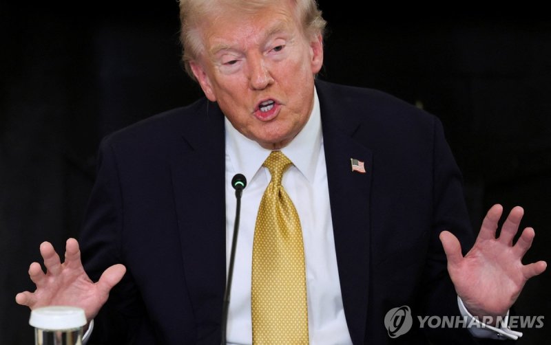 23일(현지시간) 발언하는 도널드 트럼프 미국 대통령 (출처=연합뉴스)