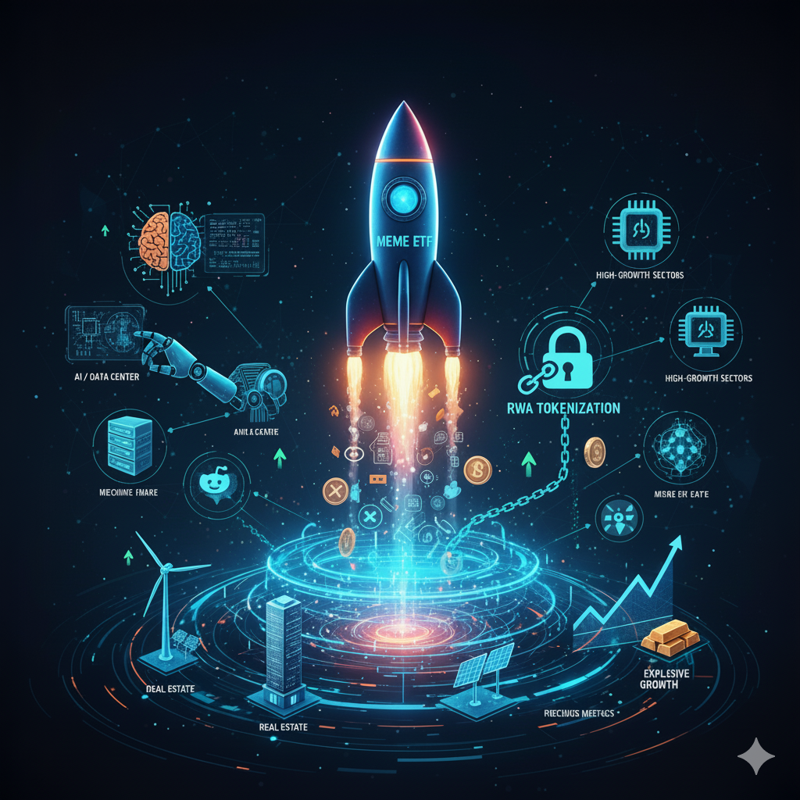 사진은 구글의 생성형 인공지능(AI) ‘제미나이’를 통해 제작한 'MEME ETF' 등 밈 주식 이미지.