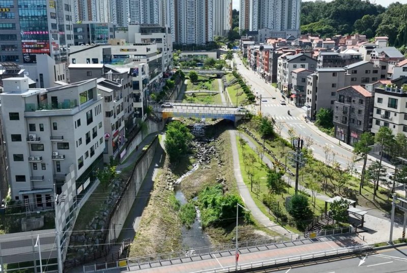 [청주=뉴시스] 충북 청주시 용암동 낙가천. photo@newsis.com *재판매 및 DB 금지