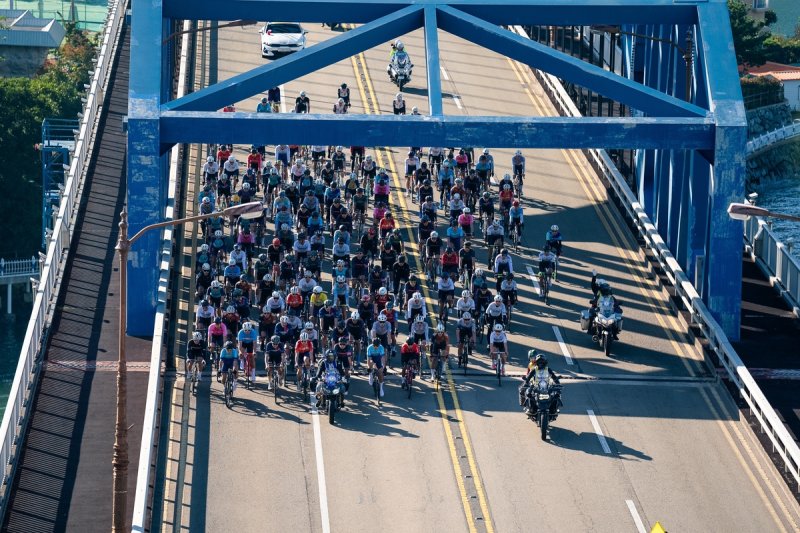 지난해 '투르 드 경남 2024 스페셜' 대회 통영구간 경기 (출처=연합뉴스)