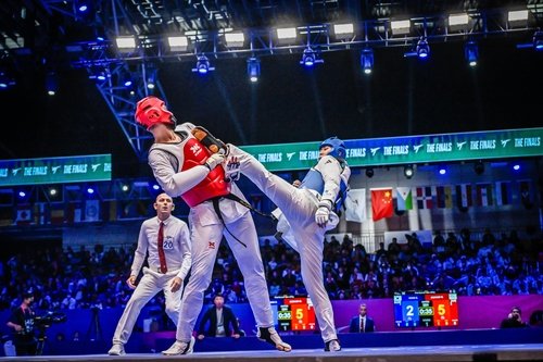 강상현(오른쪽)의 결승 경기 장면. (출처=연합뉴스)