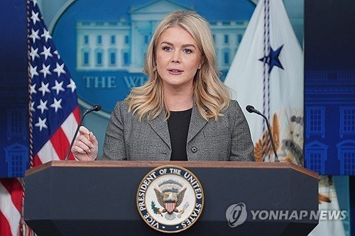캐롤라인 레빗 미국 백악관 대변인 (출처=연합뉴스)