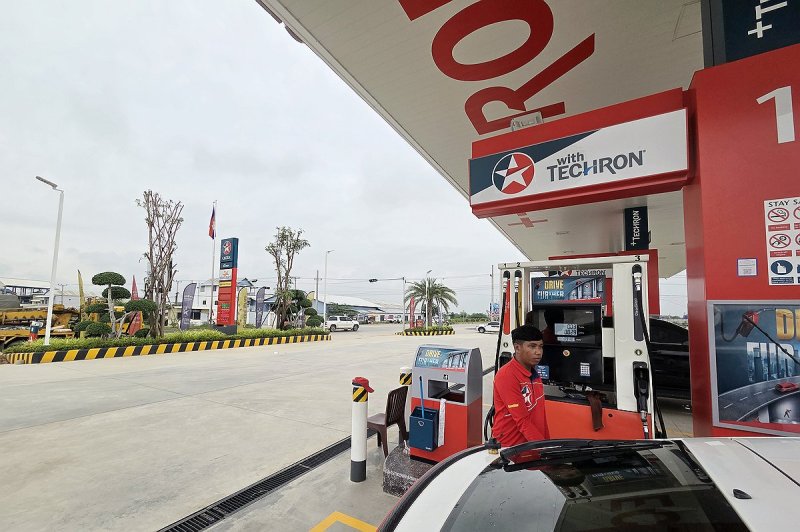 캄보디아 테초 국제공항 인근 주유소 (출처=연합뉴스)