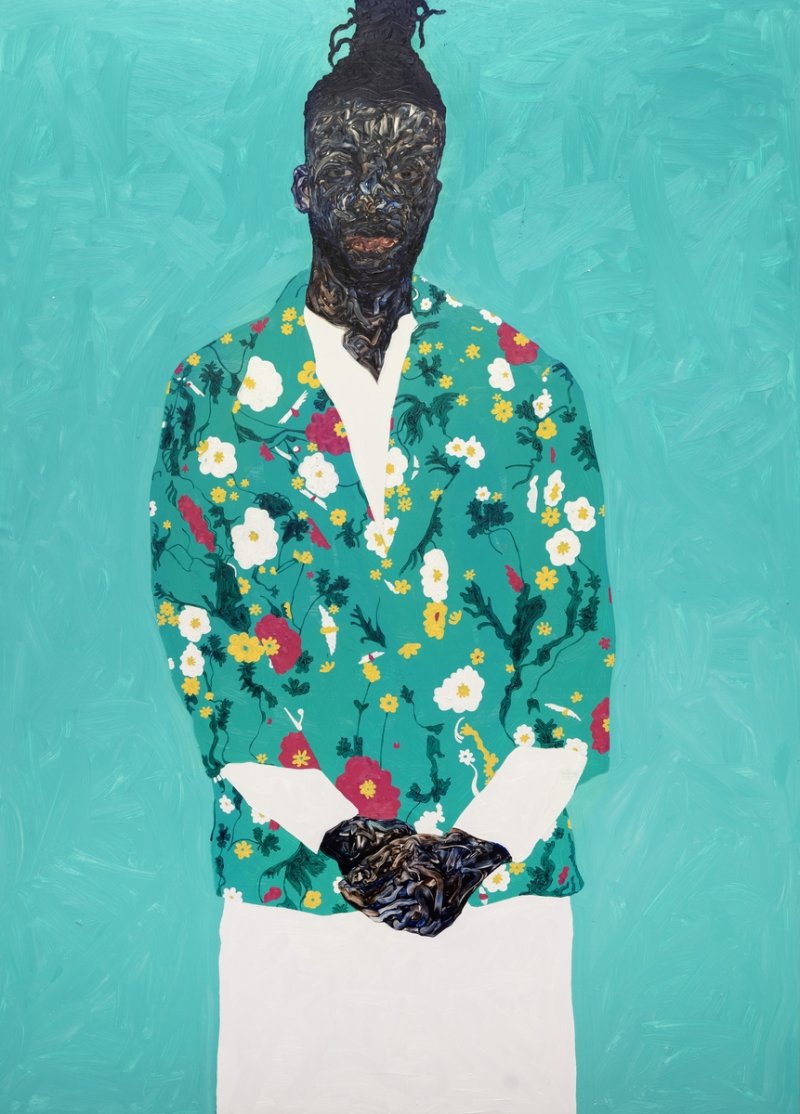 아모아코 보아포 2023년 작 '자화상' (출처=연합뉴스)